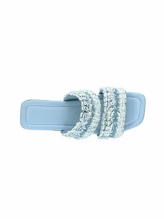 INUIKII | Pantoletten FRINGES JEANS | hellblau